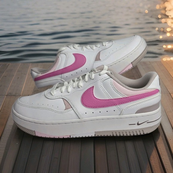 Nike Shoes - Nike Gamma Force Women's Shoes In White Playful Pink-Platinum Violet SZ: 9 NWOB
